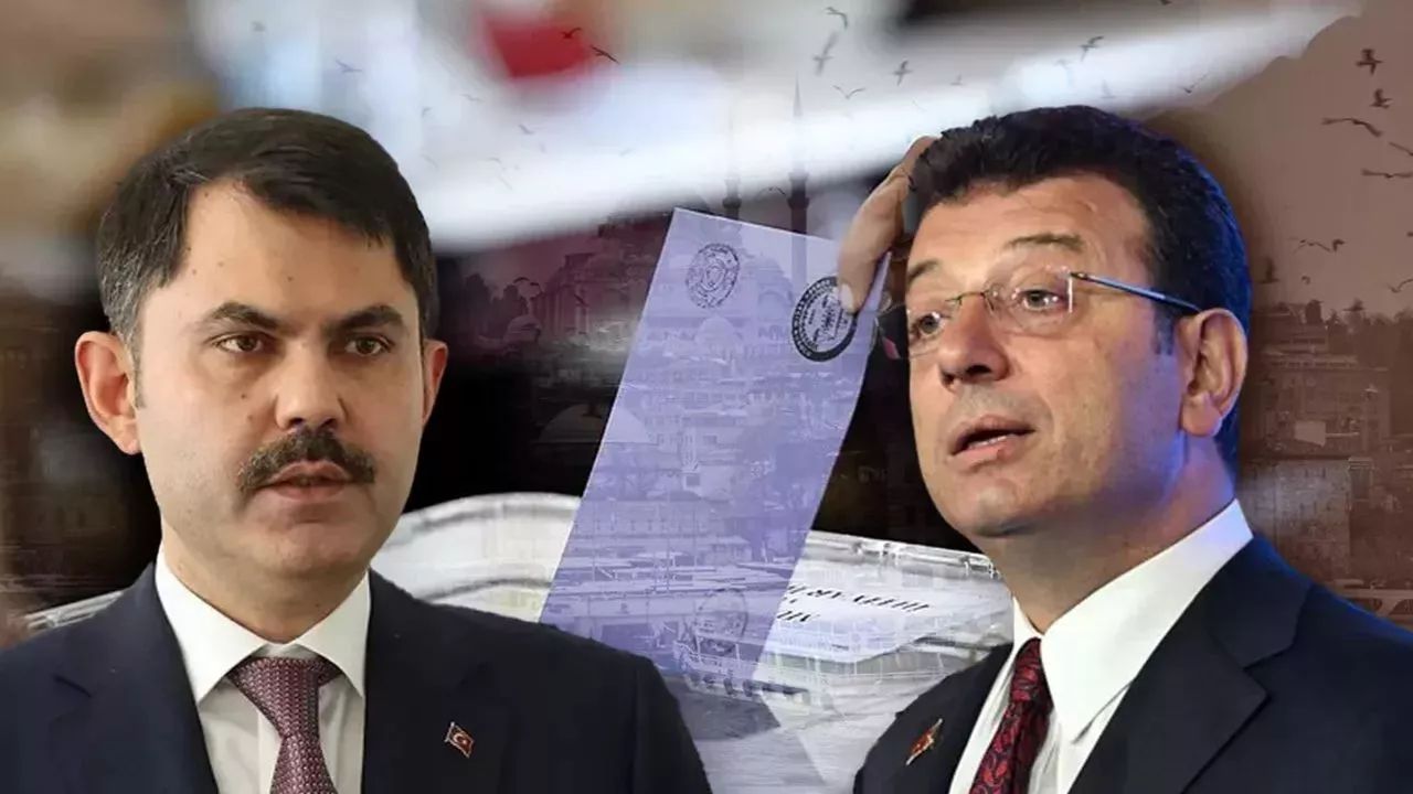 İstanbul son seçim anketi sonuçlarında Ekrem İmamoğlu ile  Murat Kurum arasındaki fark yüzde 7&#039;yi aştı