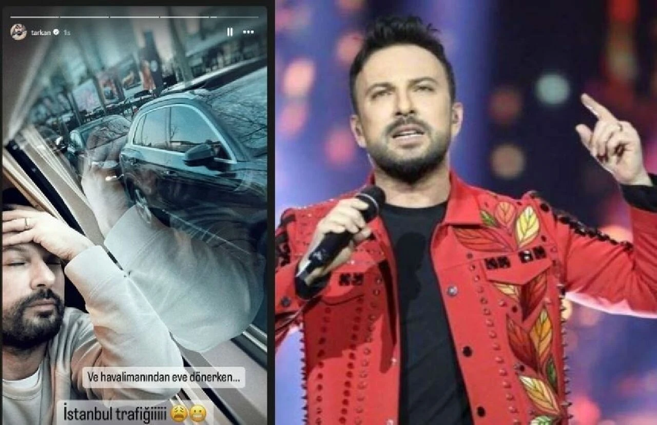 Tarkan'a İstanbul trafiği şoku! Kuzu kuzu bekledi - 1. Resim