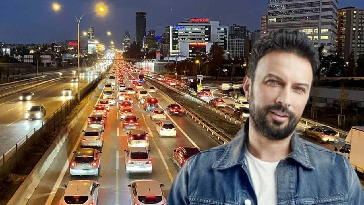 Tarkan&#039;a İstanbul trafiği şoku! Kuzu kuzu bekledi