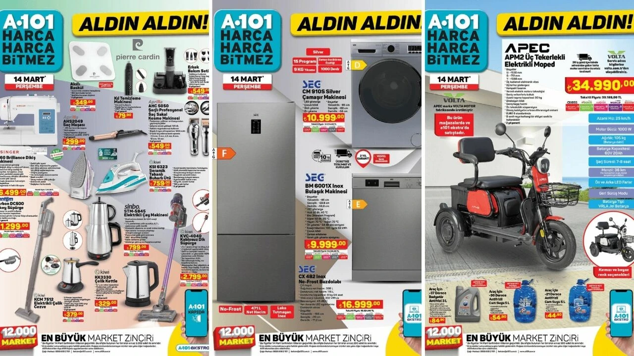 A101'e hem çekme karavan hem de elektrikli Moped geliyor! 14 Mart kataloğuna indirim bereketi yağdı - 2. Resim