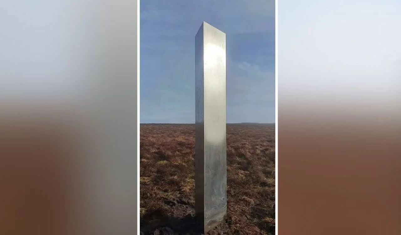 Birden ortaya çıkan monolitlere yenisi eklendi! Gizemli 5. yapı