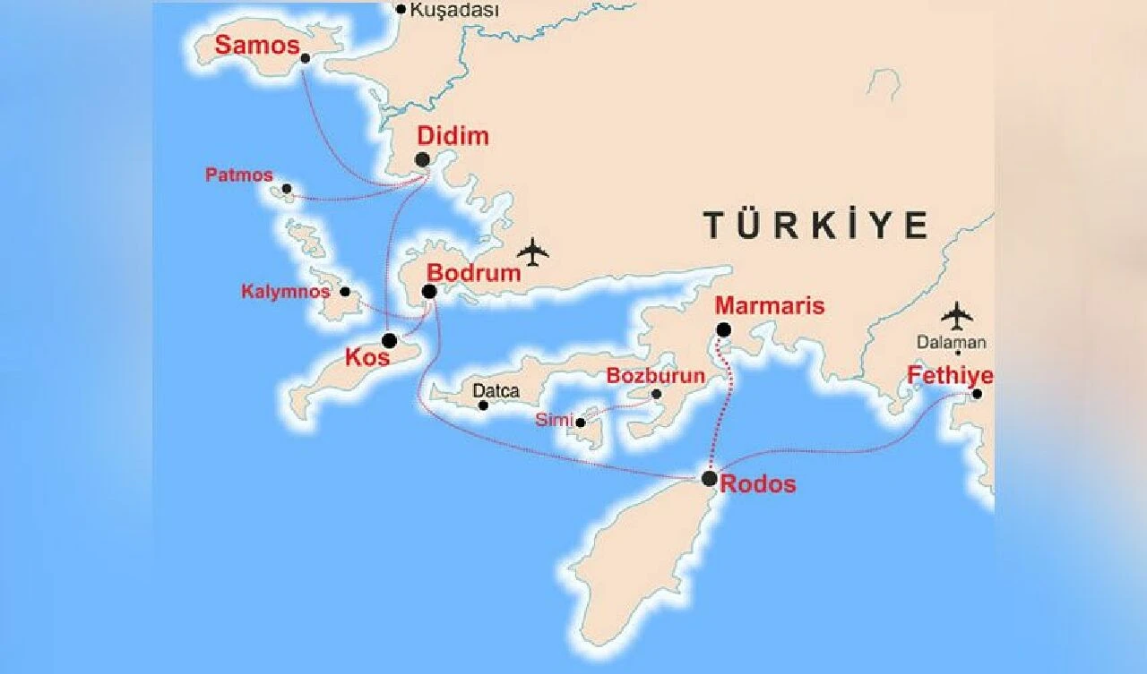 Yunan adaları için Türklere kapıda vize tarihi - 1. Resim