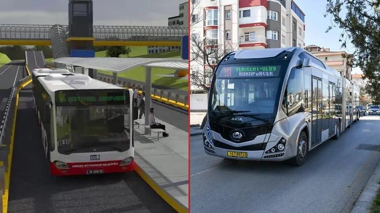 Ankara&#039;da metrobüs hattı nereden geçecek?