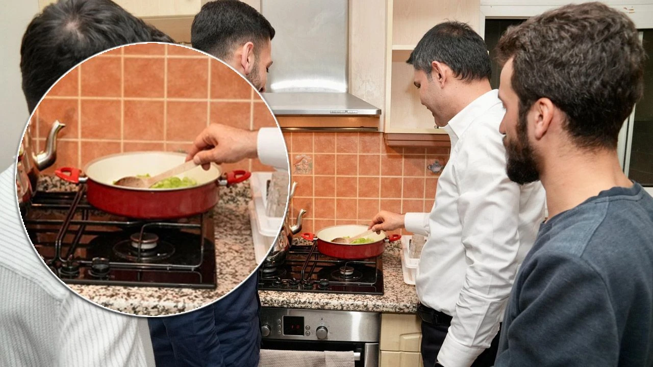 Murat Kurum'dan 'menemen' eleştirilerine cevap: Ocak yanmadan da yapabiliyorum - 1. Resim