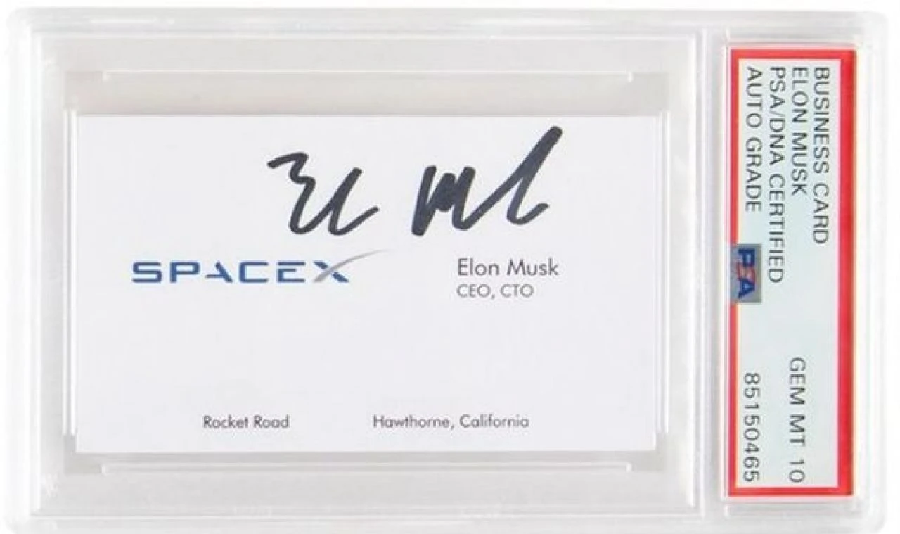 X’in sahibi Musk ile Amazon’un sahibi Jobs’ın imzaları satışta