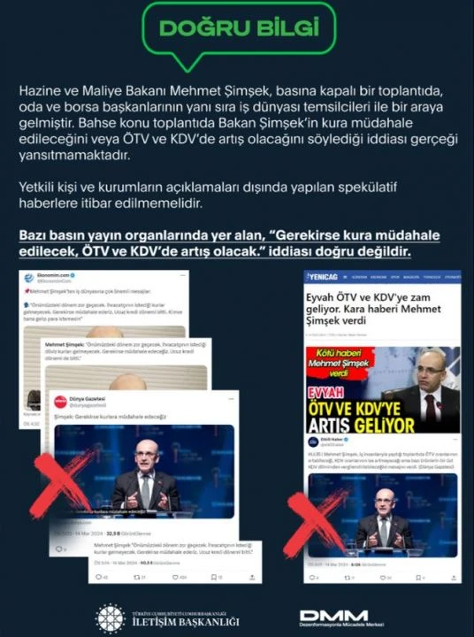 'KDV ve ÖTV'de artış olacak' iddiasına yalanlama