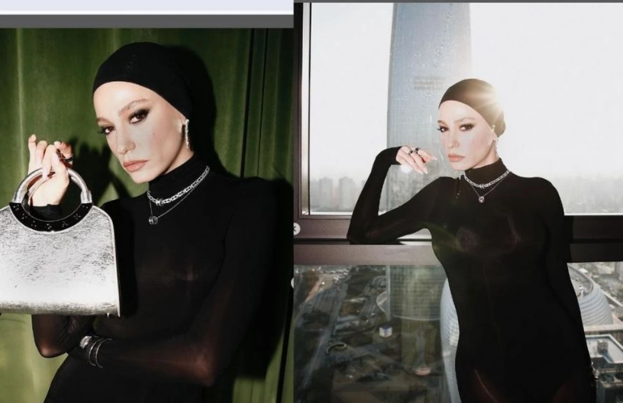 Serenay Sarıkaya'nın Kore kalbi olay oldu! Koreli yıldızlarla 'Heyy Guys' paylaşımı - 1. Resim