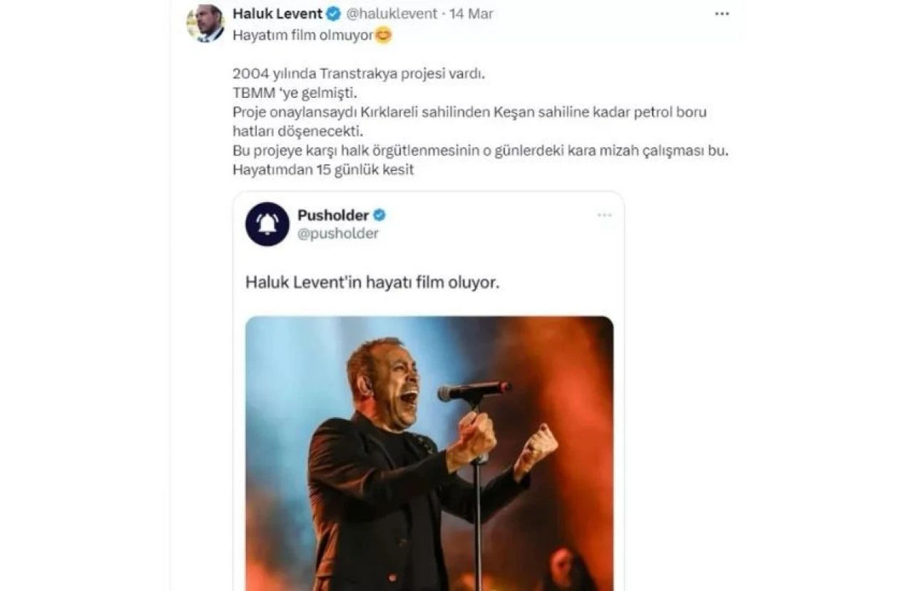 Haluk Levent'in hayatı film mi oluyor? İlk açıklama geldi - 1. Resim
