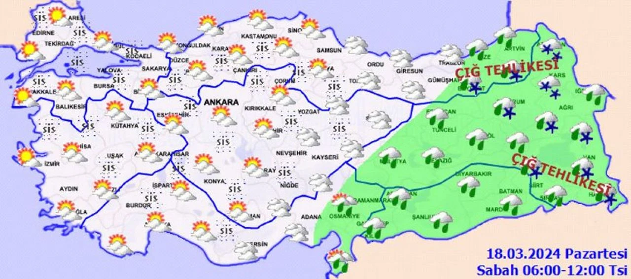 Meteoroloji'den 10 il için sarı kod! Kar ve sağanak geliyor... İstanbul, Ankara, İzmir ve il il 18 Mart 2024 hava durumu