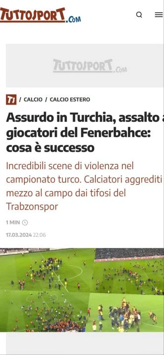 Trabzonspor-Fenerbahçe maçı dünya basınında! Rezalet sınırları aştı... 