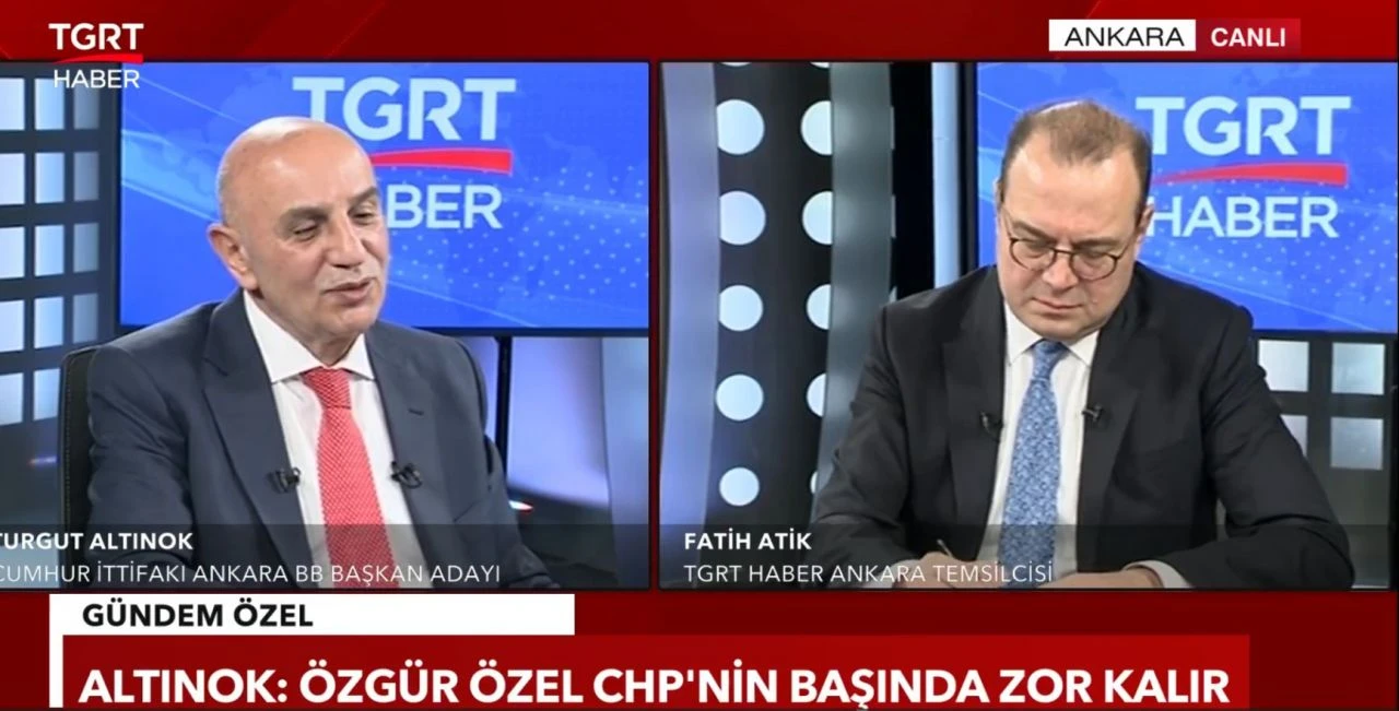 Altınok'tan TGRT Haber'de dikkat çeken çıkış: CHP'de ciddi bir deprem olacak - 1. Resim