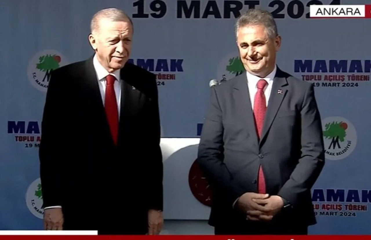 Cumhurbaşkanı Erdoğan, Mamak'ta konuşuyor - 1. Resim