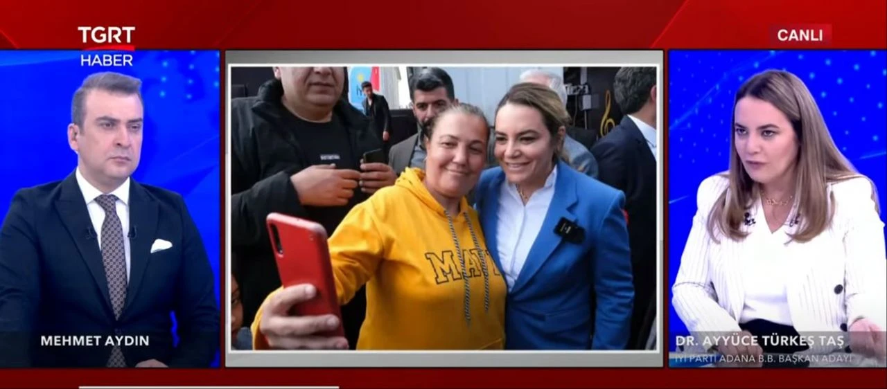 İYİ Parti Adana adayı Ayyüce Türkeş Taş, TGRT Haber'e özel açıklamalar