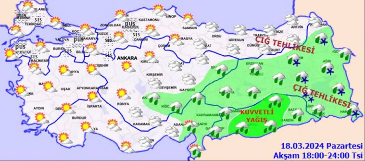 Türkiye yağışlı havanın etkisinde! 6 ile sel uyarısı... İstanbul, Ankara, İzmir ve il il 19 Mart 2024 hava durumu 