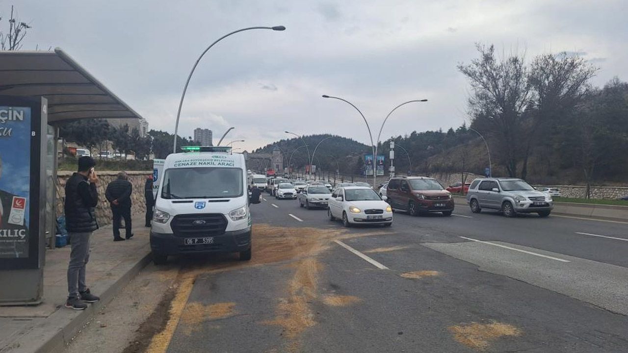 Ankara&#039;da otobüs kazası! 1 kişi hayatını kaybetti 
