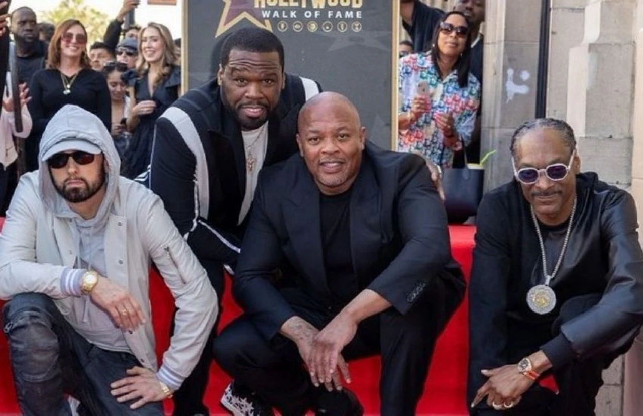 Dr Dre sayesinde dünyaca ünlü rapçiler bir araya geldi