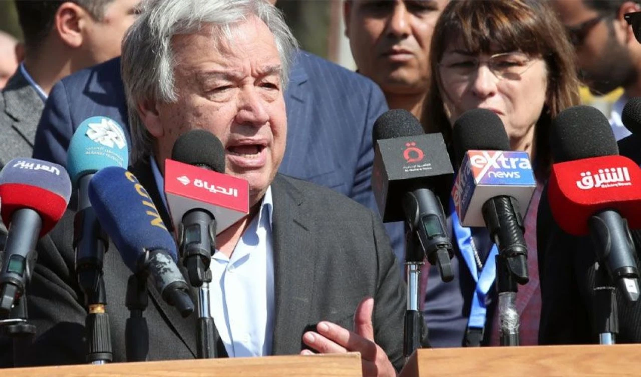 BM Genel Sekreteri Guterres Refah Sınır Kapısı'nda: Tarihin doğru tarafını seçelim - 3. Resim