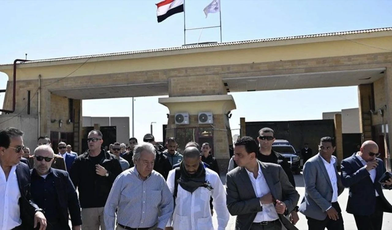 BM Genel Sekreteri Guterres Refah Sınır Kapısı'nda: Tarihin doğru tarafını seçelim - 2. Resim