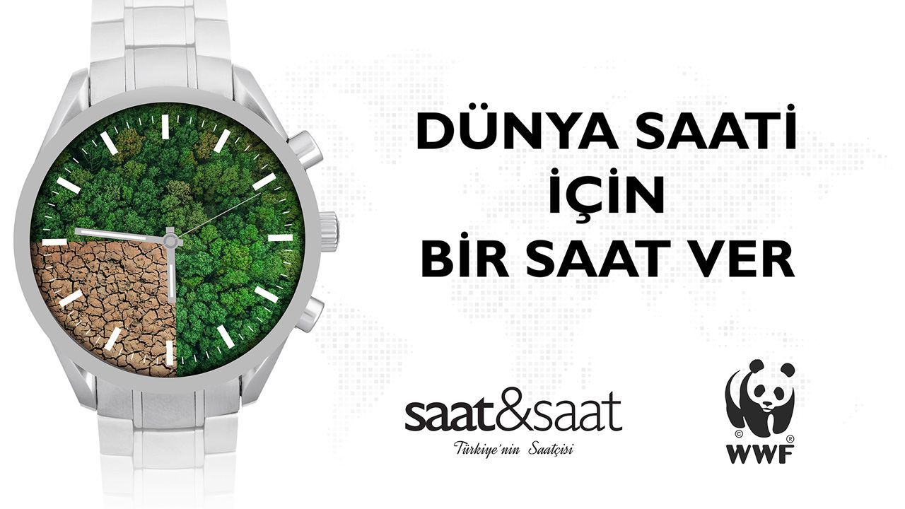 Saat&amp;Saat, WWF’in “Dünya Saati” etkinliğine katılıyor