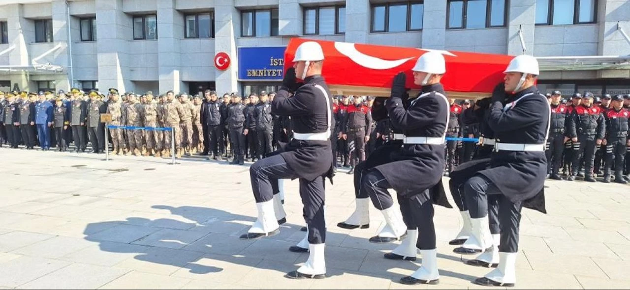 Şehit Polis Memuru Furkan Bor için tören düzenlendi