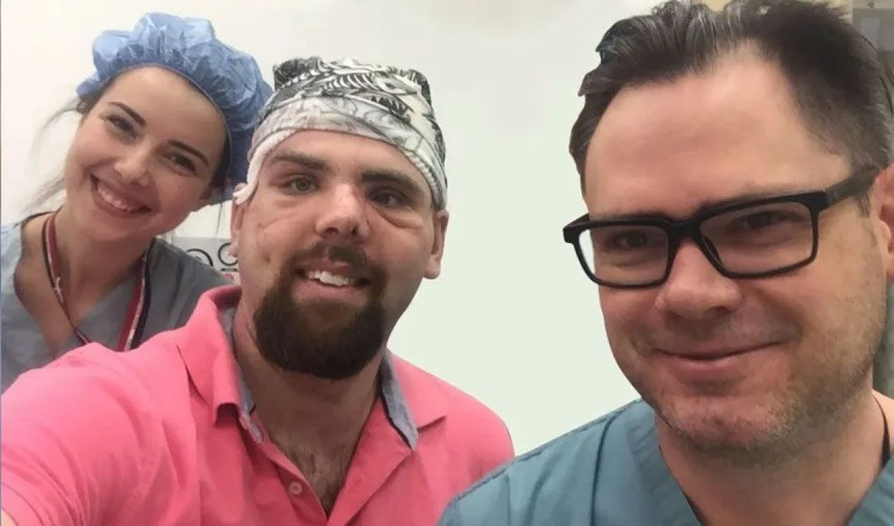 Ava giderken ayı tarafından avlandı! Yüzü paramparça kilometrelerce yol katetti - 4. Resim