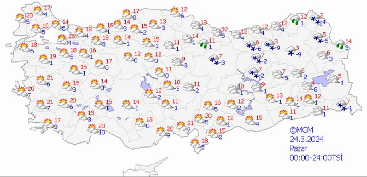 Güneşli günlere aldanmayın... Yağışlı hava geri dönüyor: 24 Mart hava il il <a href=