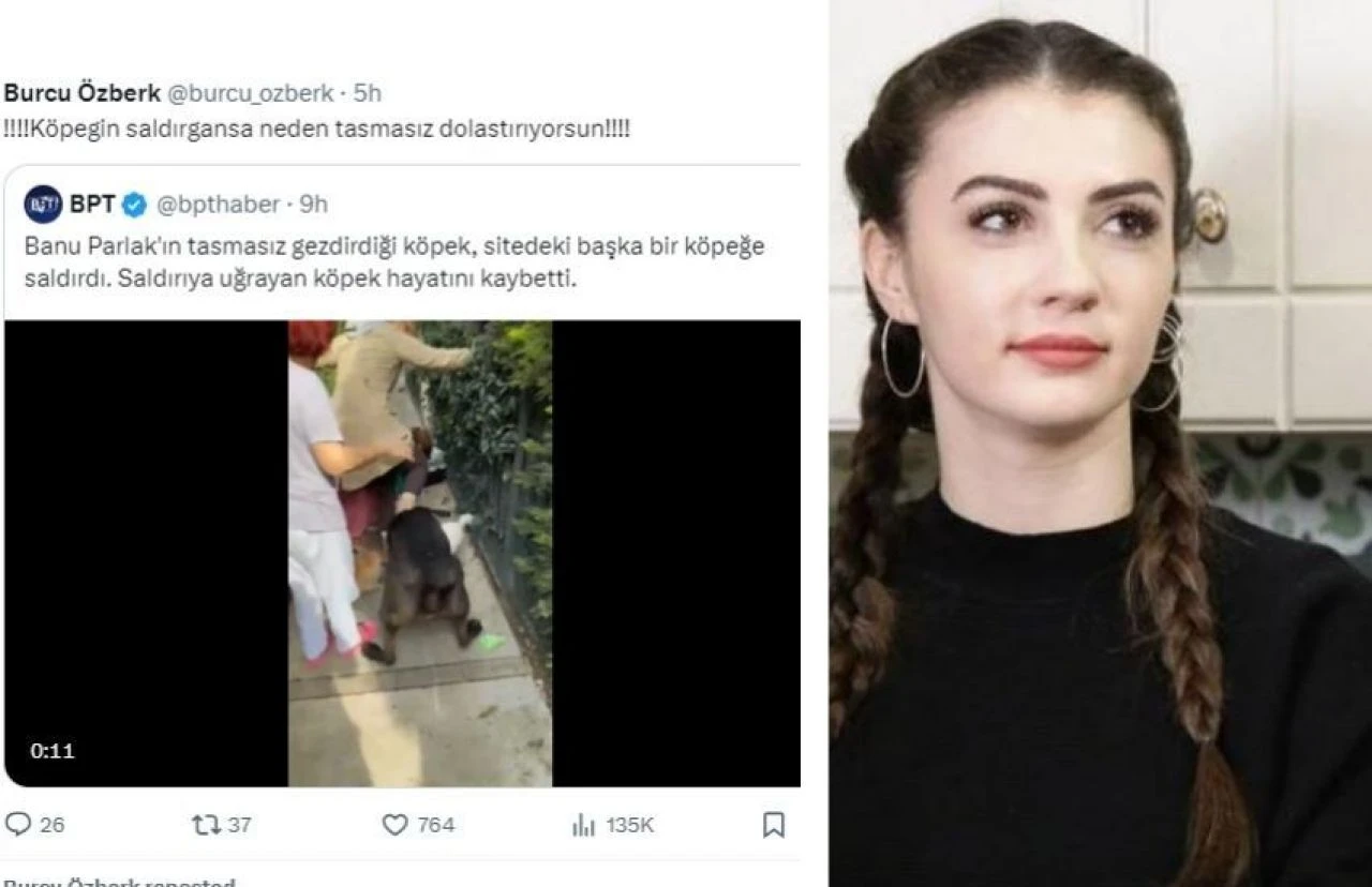 Burcu Özberk'ten Banu Parlak'a ''Tasma'' tepkisi - 1. Resim
