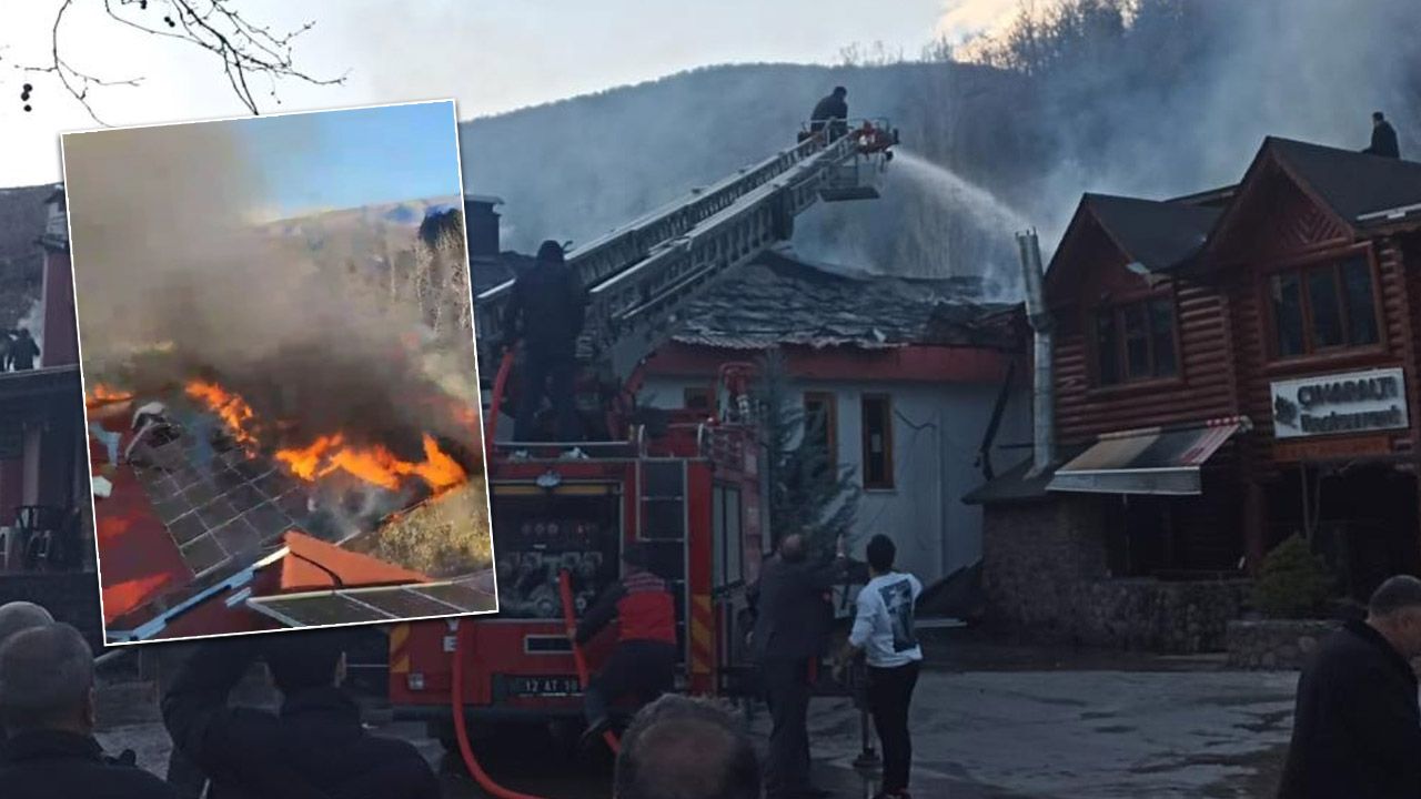 Bingöl&#039;deki termal tesiste korkutan yangın! 