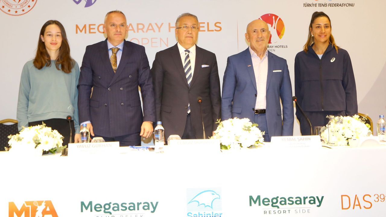 Megasaray Hotels Open’da 20 ülkeden 50 kadın tenisçi mücadele ediyor