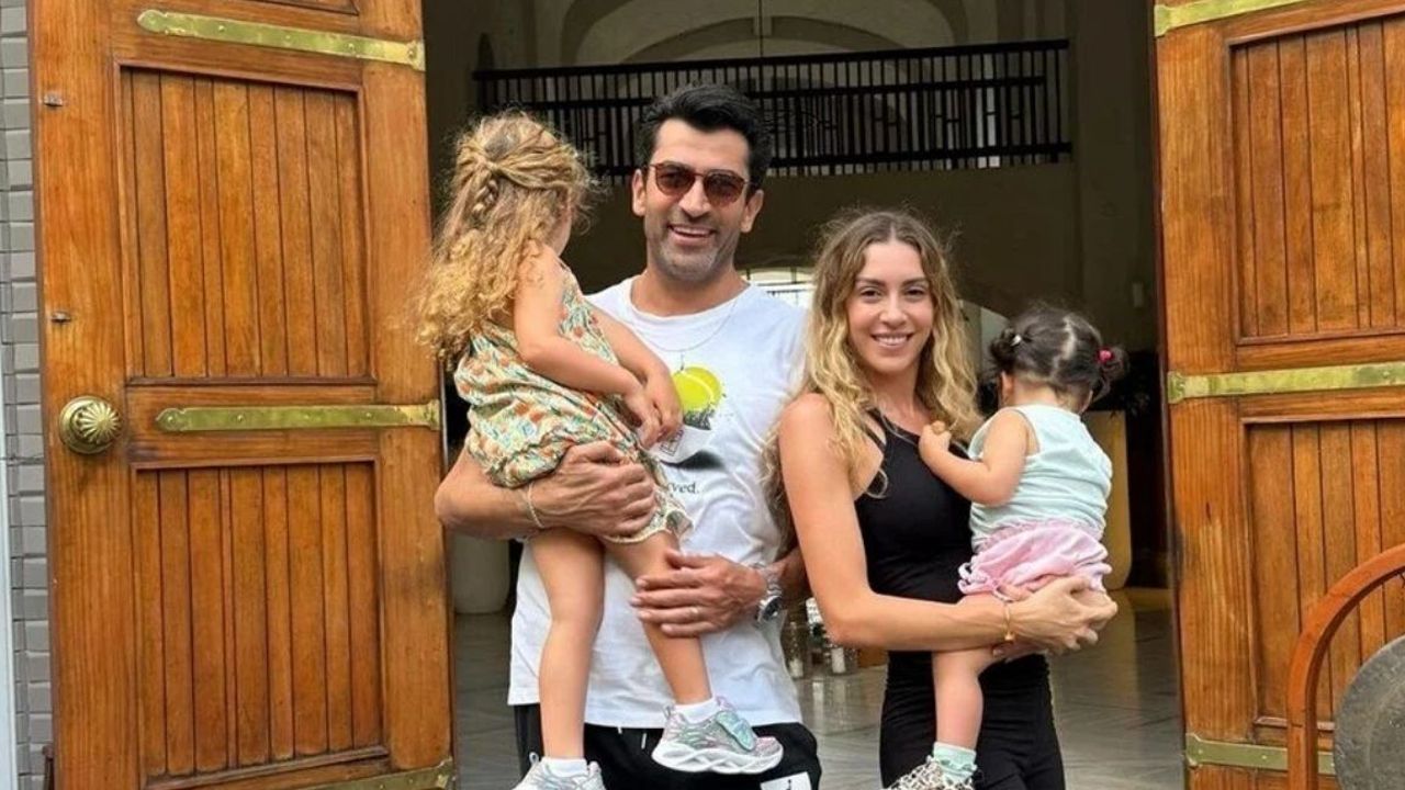 Sinem Kobal ve kızı Lalin&#039;den Ömer setine sürpriz ziyaret