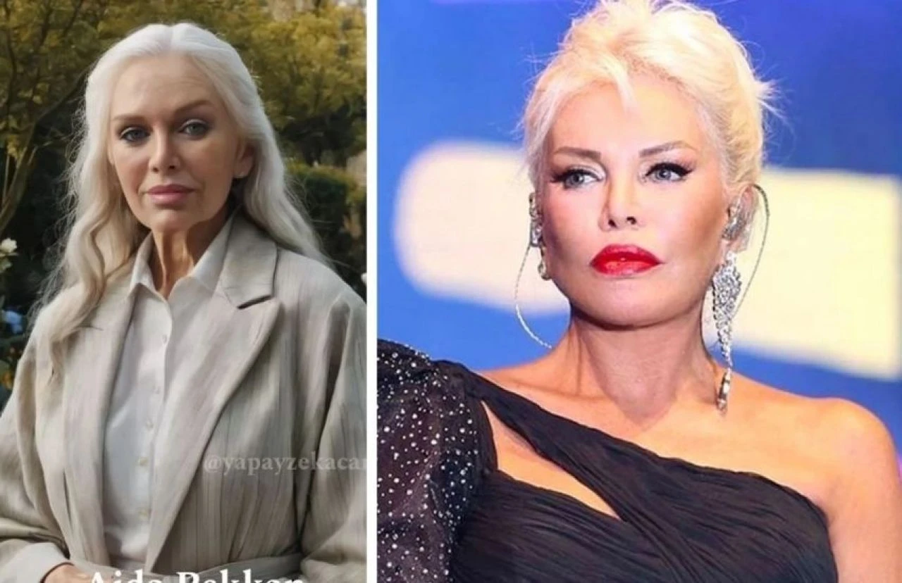 Ünlüler bu kez de yapay zekayla yaşlandı! Ajda Pekkan ise yine yaş almadı