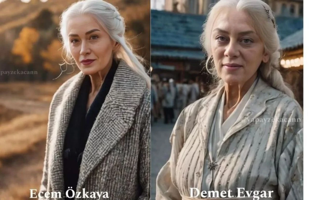 Ünlüler bu kez de yapay zekayla yaşlandı! Ajda Pekkan ise yine yaş almadı