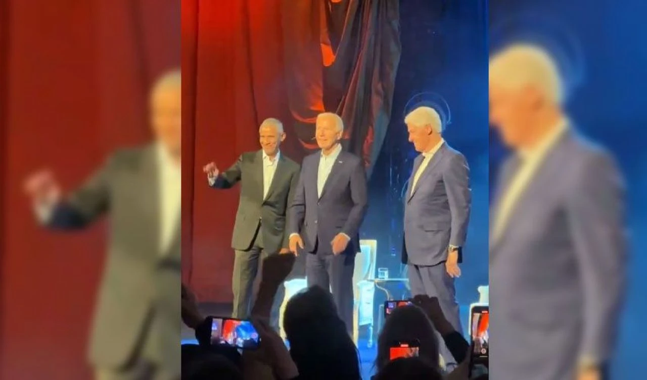 Biden protestocuların hedefi oldu! Konuşması defalarca kesildi