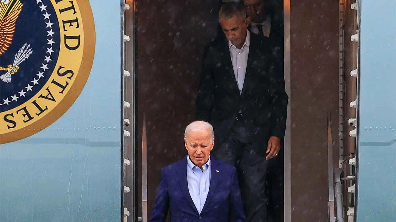 Biden'dan bir garip güvenlik önlemi! Seçim kampanyası için 20 kum dolu kamyon konuşlandırdı