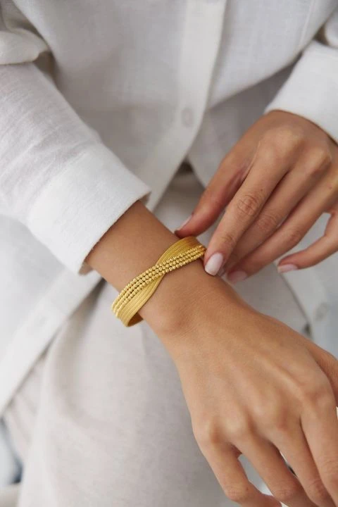 Gelinlerin bileziklerdeki modelleri değişti! Rota İtalya Kalze popcorn çevrildi... İşte model ve fiyatları - 2. Resim