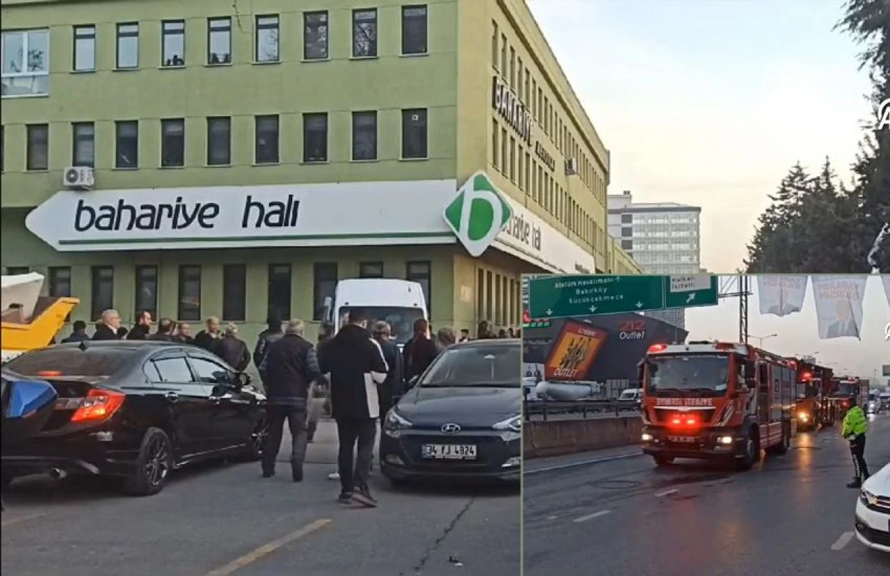 Son dakika! Küçükçekmece'de iş yeri yangını! Ekipler sevk edildi