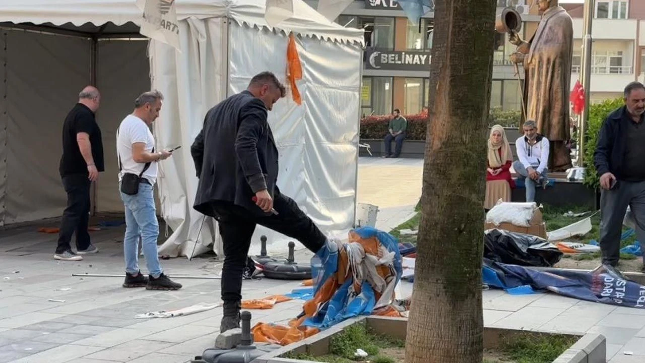 Siyasi partilerin seçim afişleri ve pankartları toplatıldı