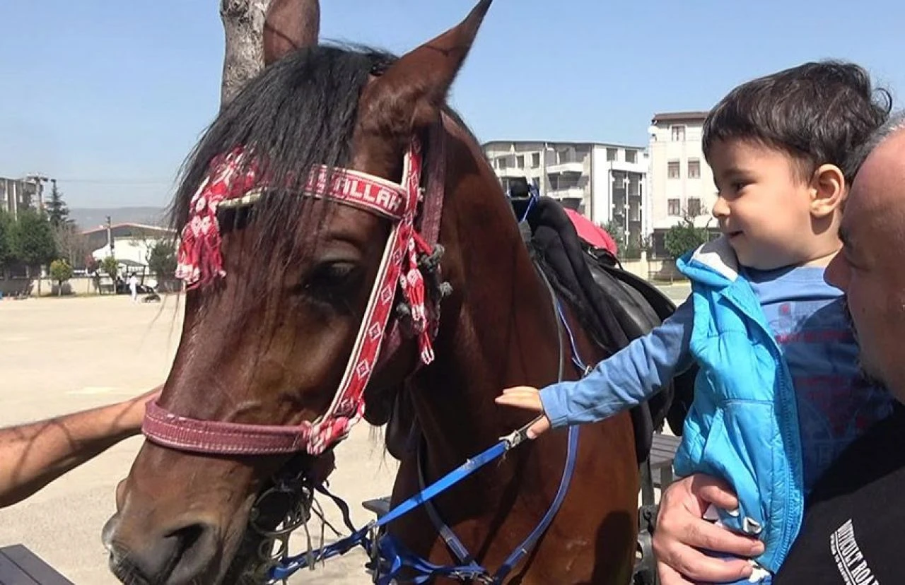 Atıyla oy kullanmaya gitti - 1. Resim