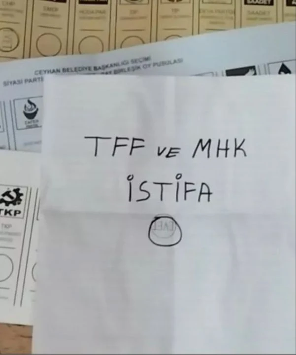 Sandıkta TFF ve MHK'ye istifa çağrısı!