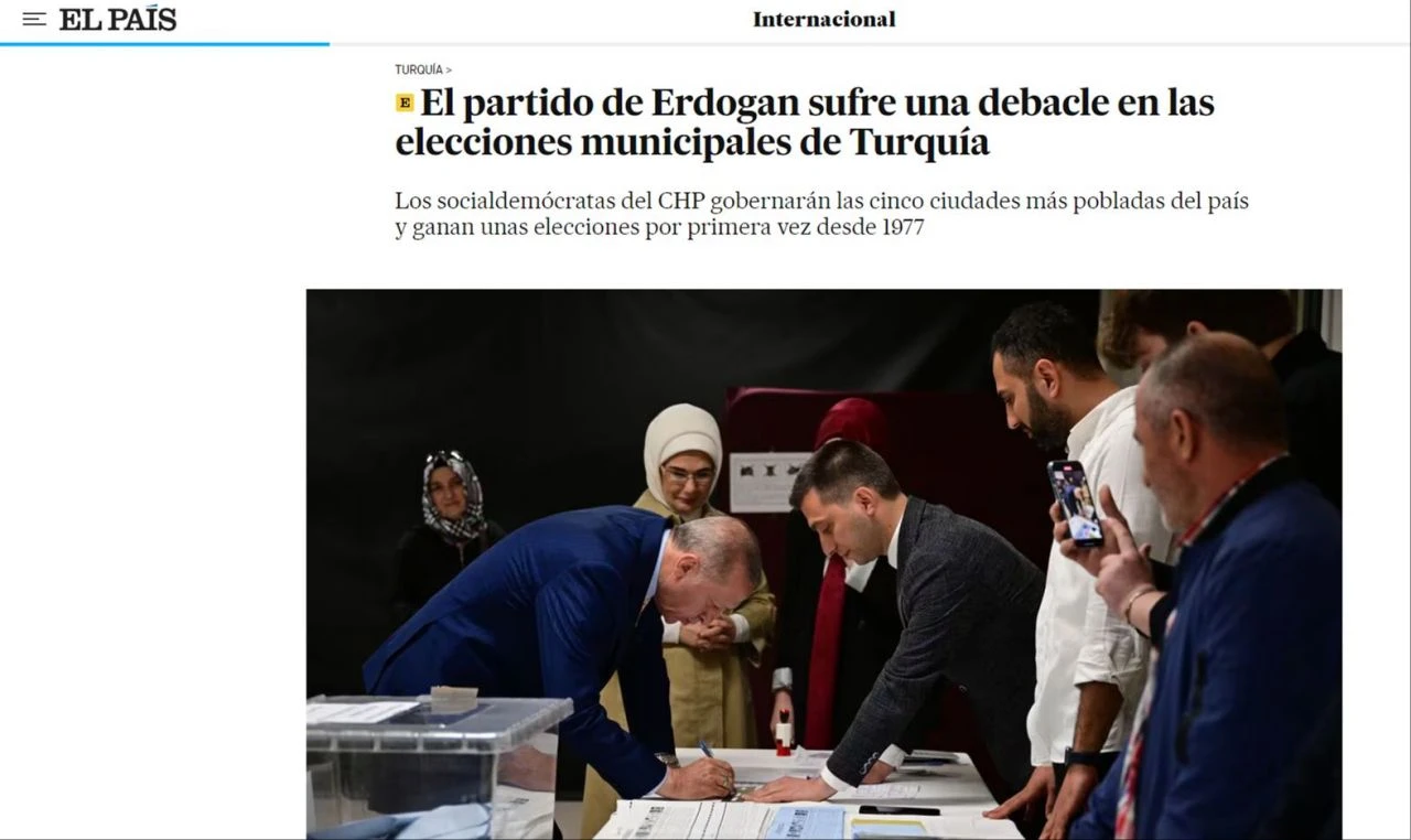 Seçim sonrası İspanyol basını Yeniden Refah'a dikkat çekti - 1. Resim