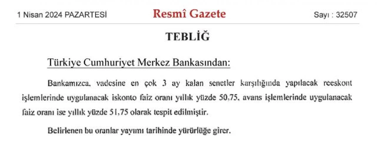 Seçim sonrası Merkez'den yeni karar! Reeskont faizleri değişti