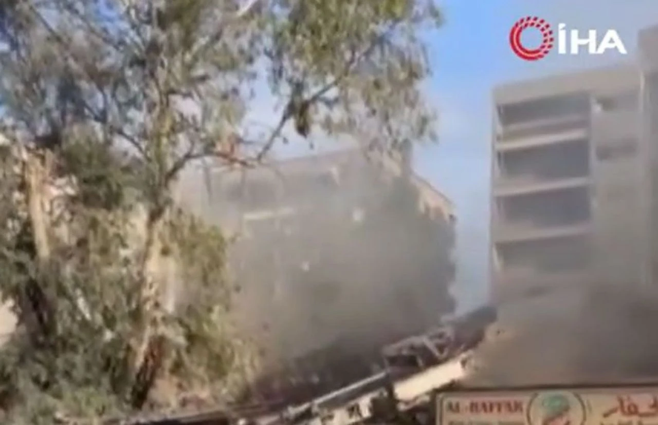 Son dakika! İran medyası duyurdu: Şam Büyükelçilik binası vuruldu! - 2. Resim