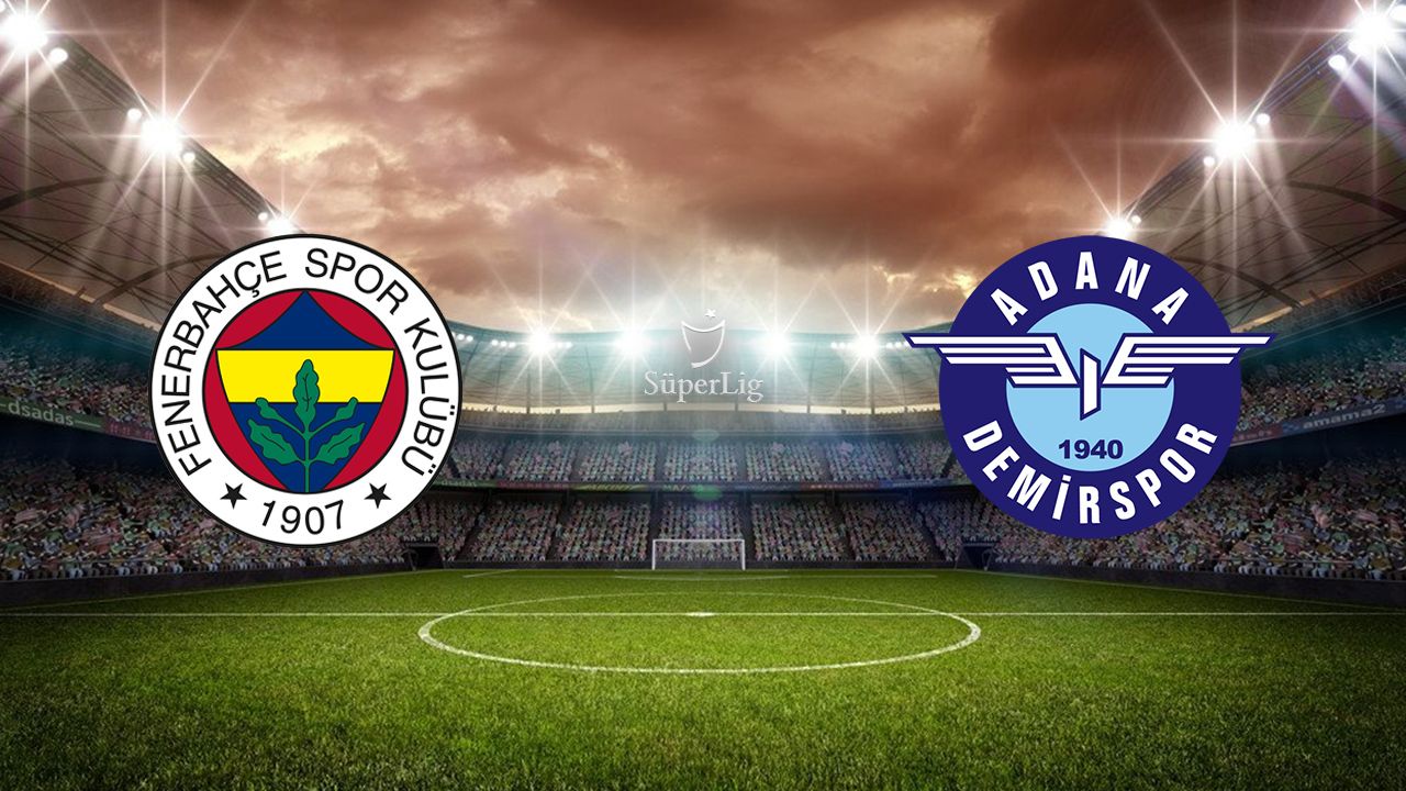 Fenerbahçe, Adana Demir&#039;i konuk ediyor! İşte ilk 11&#039;ler