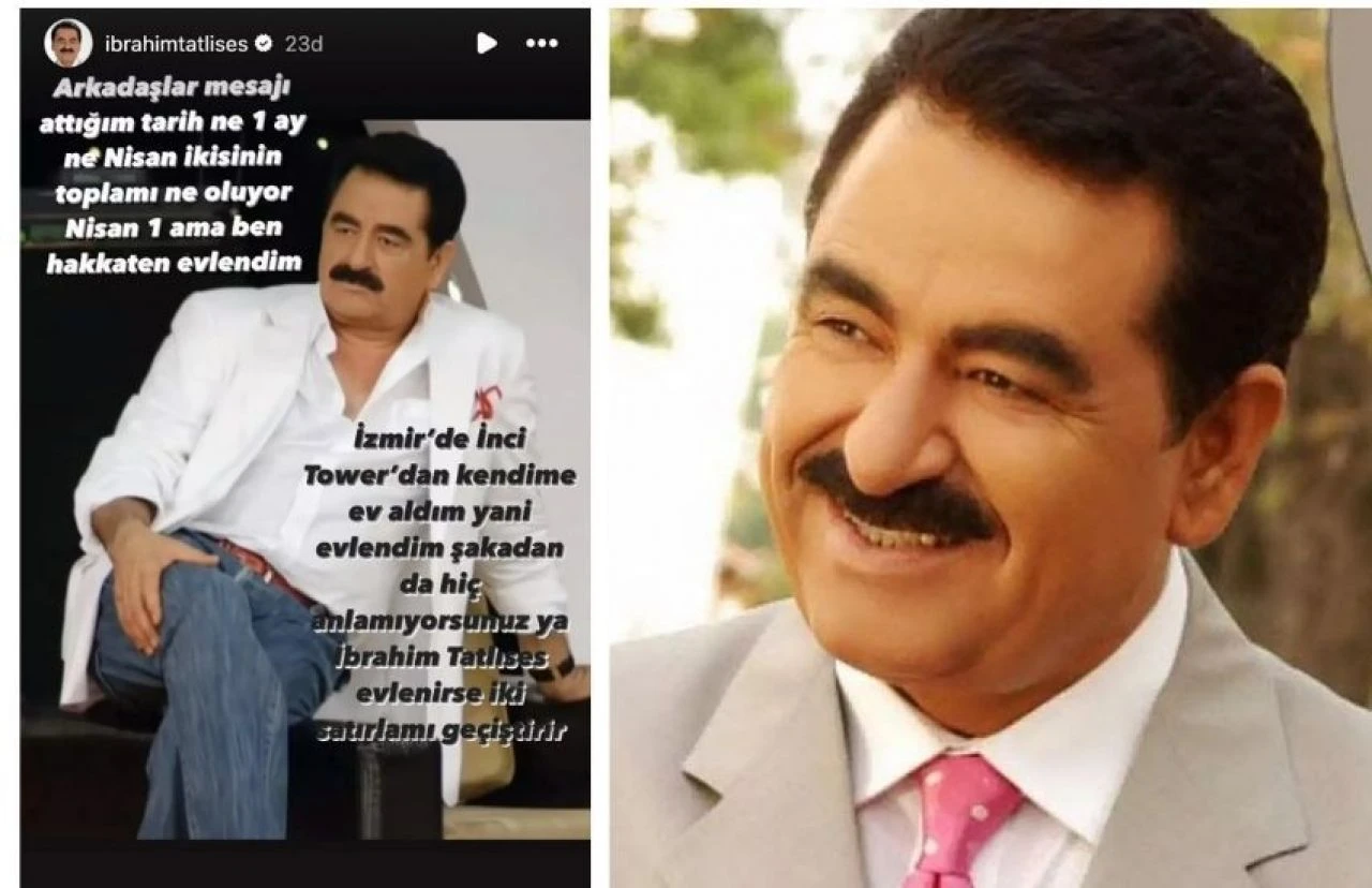 İbrahim Tatlıses'in "Evlendim" çıkışının nedeni belli oldu
