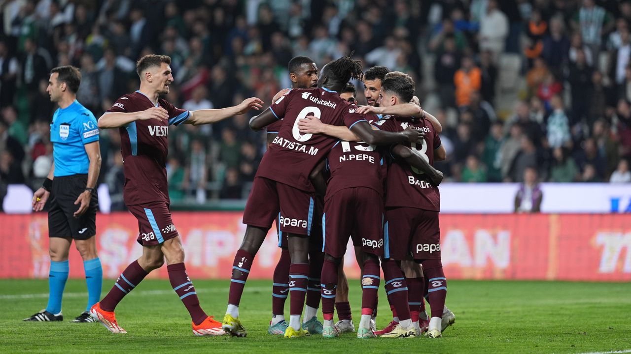 Trabzonspor, Konya deplasmanında rahat kazandı