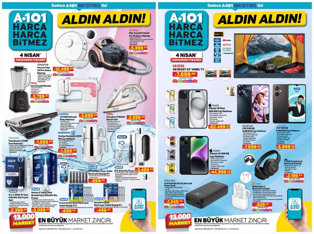 Binlerce lira cebinize kaldı! A101'den duyanı markete koşturacak iPhone kampanyası