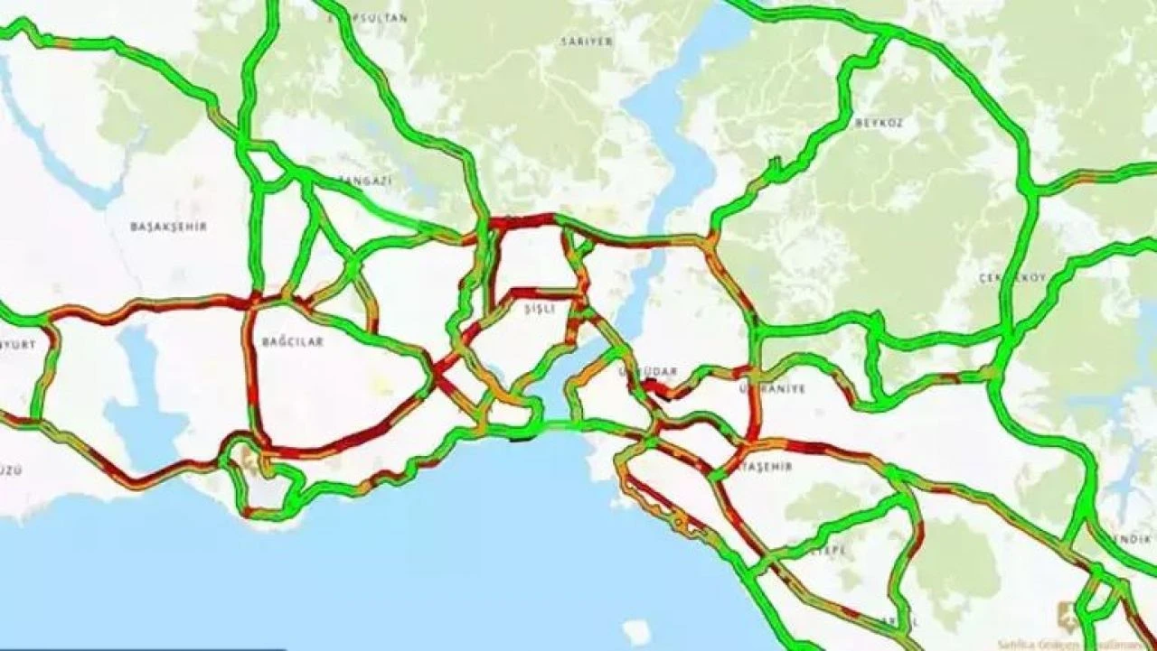İstanbul trafiğinde bayram yoğunluğu! Yüzde 80'e dayandı  