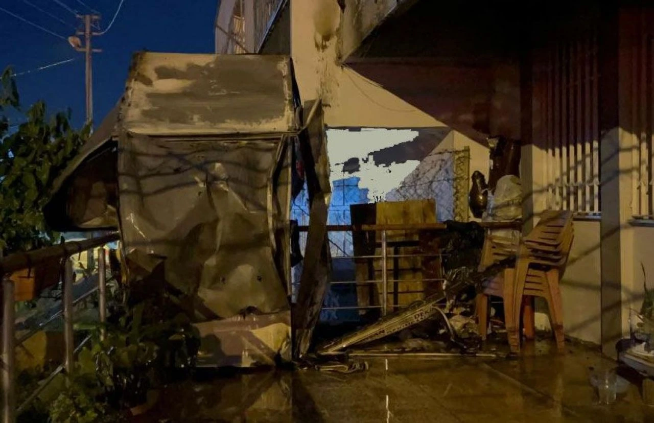 İskenderun'da korku dolu anlar! Yemek faciası yangına neden oldu - 1. Resim