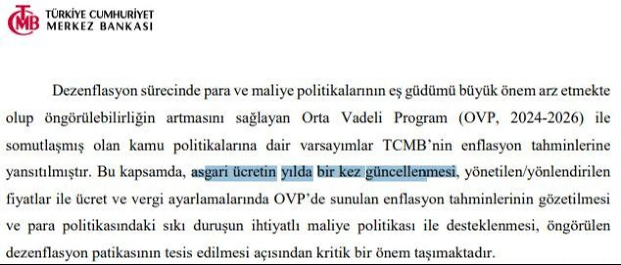 Asgari ücrete zam gelecek mi? Merkez Bankası, Bakan Şimşek’e açık mektup gönderdi - 2. Resim