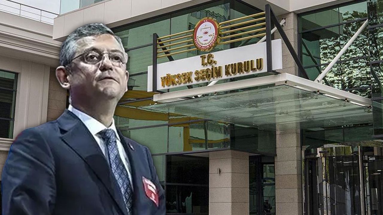 CHP lideri Özel, YSK önünde: Seçim iptali ve yeniden sayım talep ettik